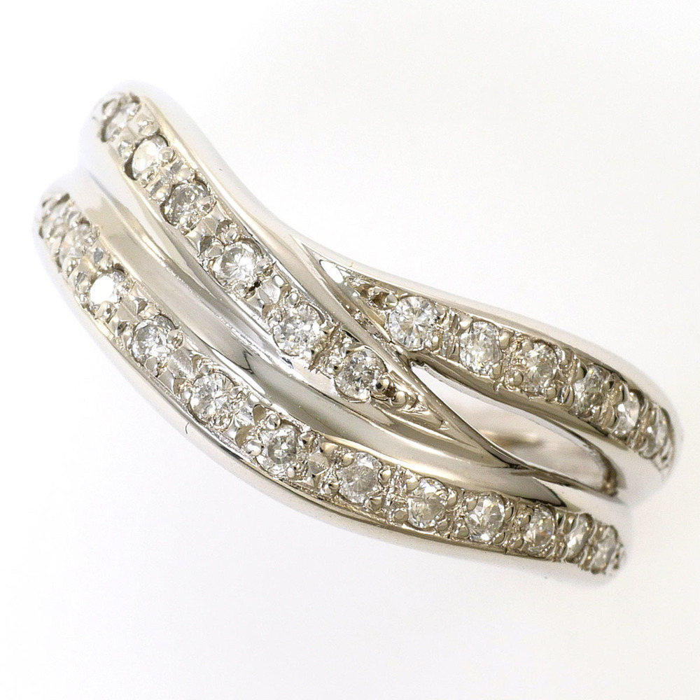 VINTAGE Silver Diamond Ring